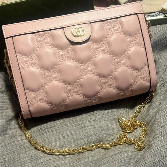 Gucci Pink Quilted Women's Bag - Picture 3 of 10